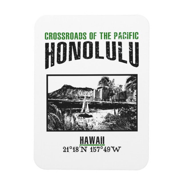Ímã Honolulu (Vertical)