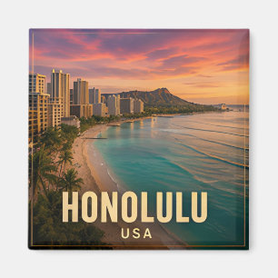 Imã Honolulu Havaí EUA Ilha Waikiki Viagem 🌺
