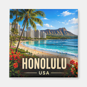 Imã Honolulu Havaí EUA Praia Waikiki Pacífico Viagem