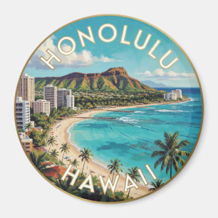 Imã Honolulu Havaí Praia Waikiki Viagem