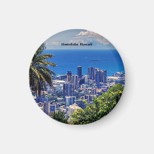Imã Honolulu, paisagem pitoresca do Havaí