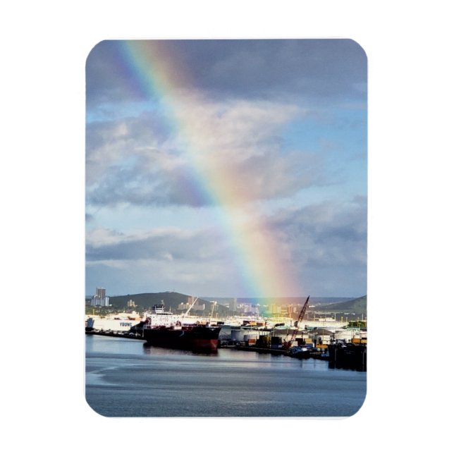 Ímã Honolulu Rainbow (Vertical)