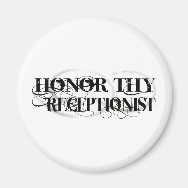 Imã Honra Thy Recepcionista (Frente)