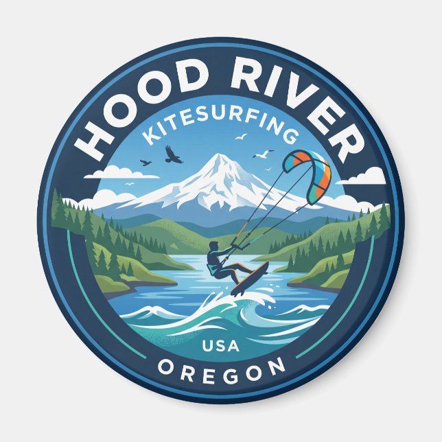 Imã Hood River EUA (Frente)