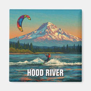 Imã Hood River Kitesurfing Oregon Viagem