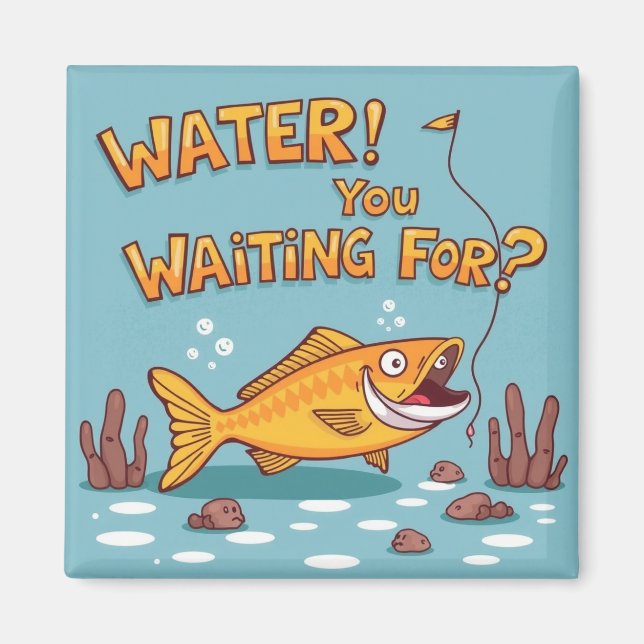 Imã Hooked on Fun (Frente)