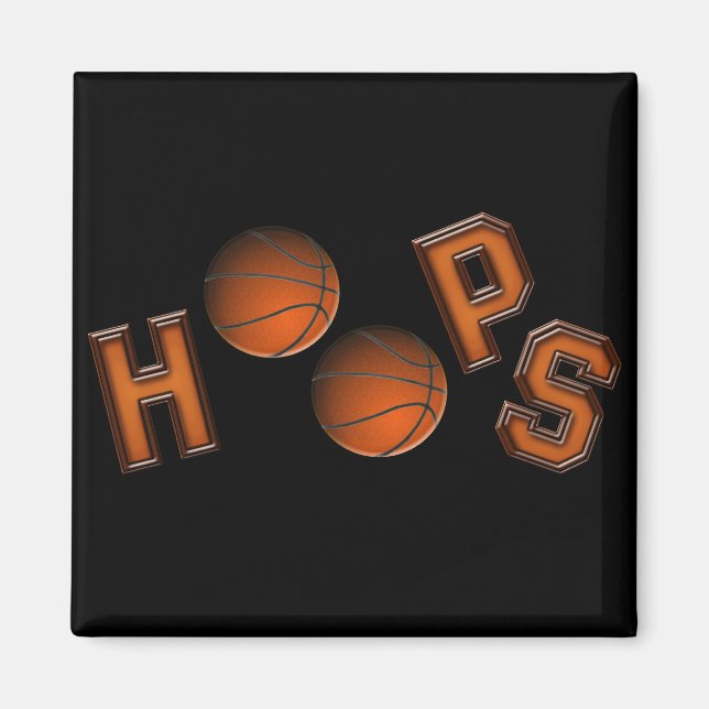Imã Hoops de basquetebol (Frente)