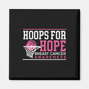 Imã Hoops Para Jogador De Basquete Esperançoso Cancer