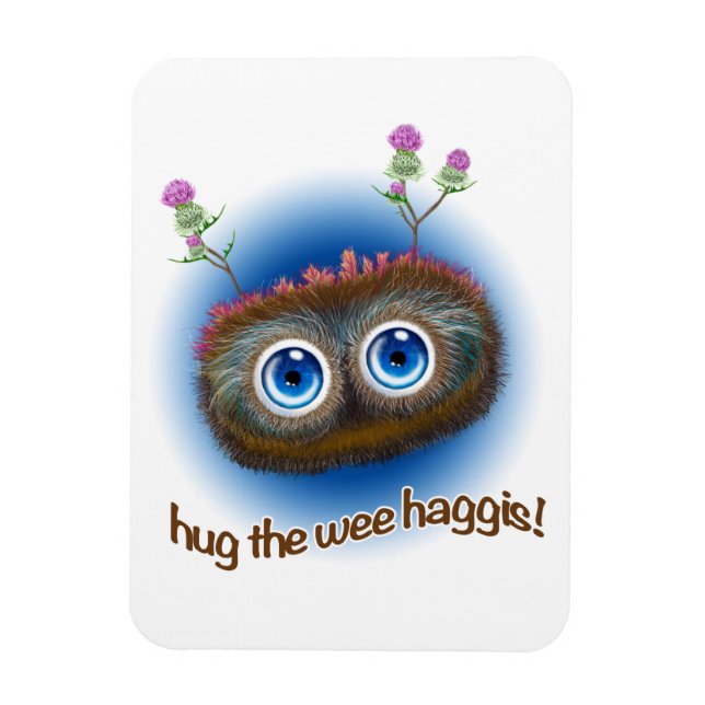 Ímã "Hoots Toots Haggis" escocês (Vertical)