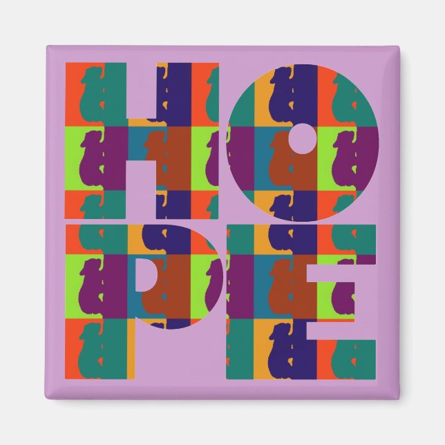 Imã Hope Purple Magnet (Frente)