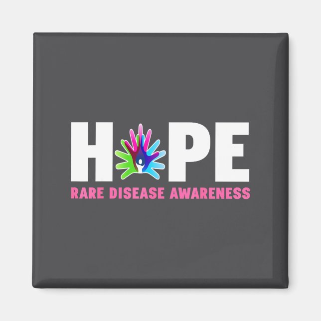 Imã Hope Rare Disease Awareness Shirt - Rare Disease D (Frente)