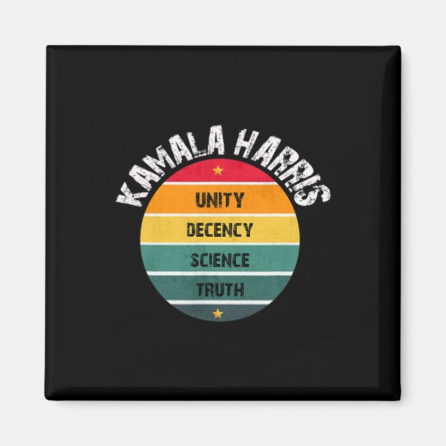 Imã "Hope Unity Decency Science Truth Inauguration 202 (Frente)