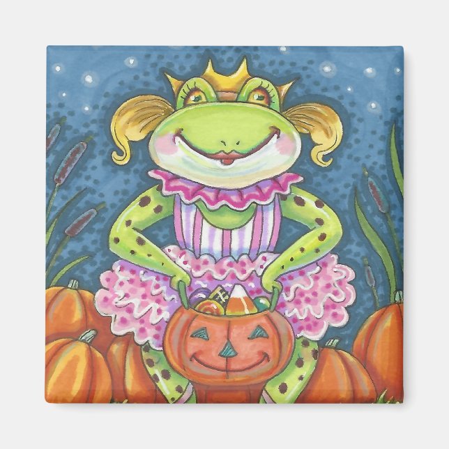 Imã HOPPY HALLOWEEN BALLERINA PRINCESS MAGNET Squ (Frente)