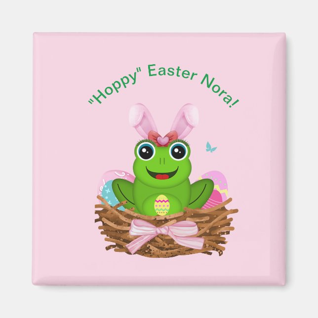 Imã "Hoppy" Leap Year Easter Hung (Frente)