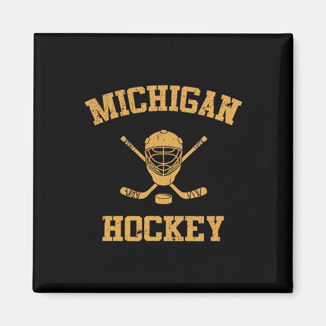 Imã Hóquei Antigo de Michigan  (Frente)