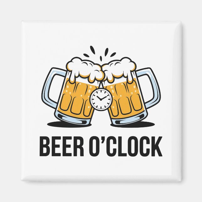 Imã Hora da Cerveja - Tempo de Celebrar com uma Gelada (Frente)