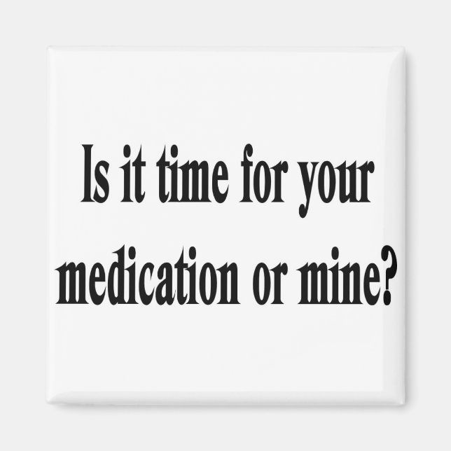 Imã Hora da medicação (Frente)