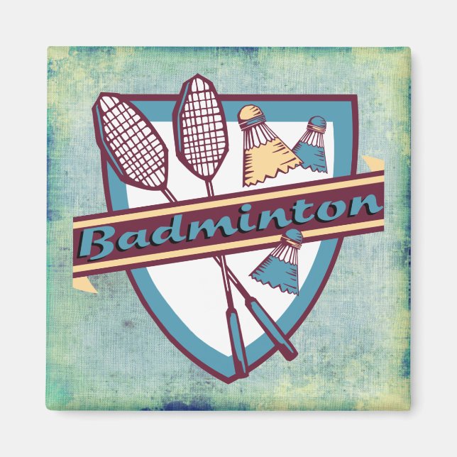 Imã Hora de Badminton (Frente)