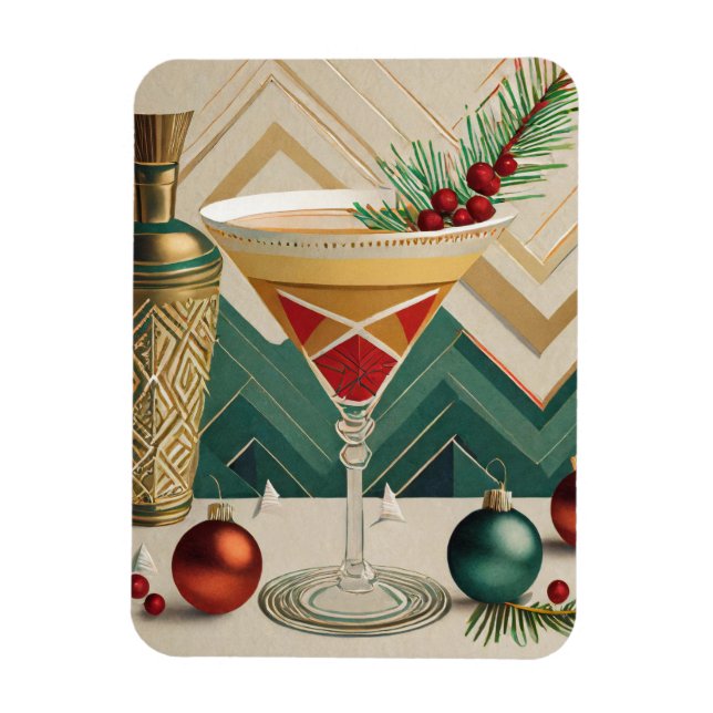Ímã Hora de Felicidade do meio século do Cocktail (Vertical)