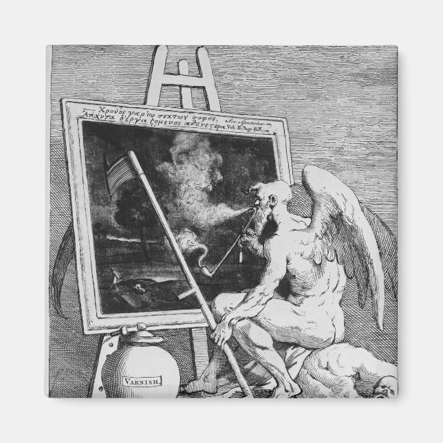 Imã Hora de fumar uma Imagem, 1761 (Frente)