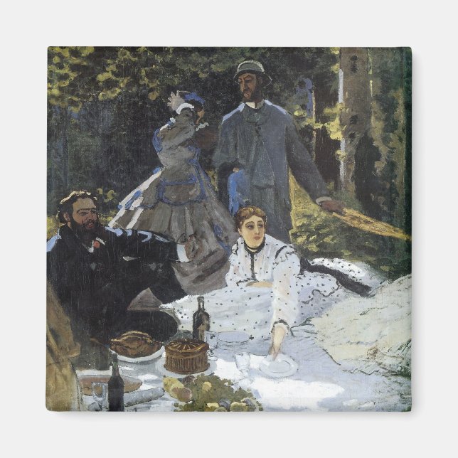 Imã Hora do almoço na grama (Frente)