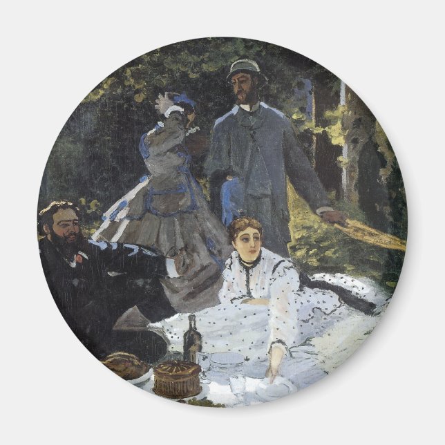 Imã Hora do almoço na grama (Frente)