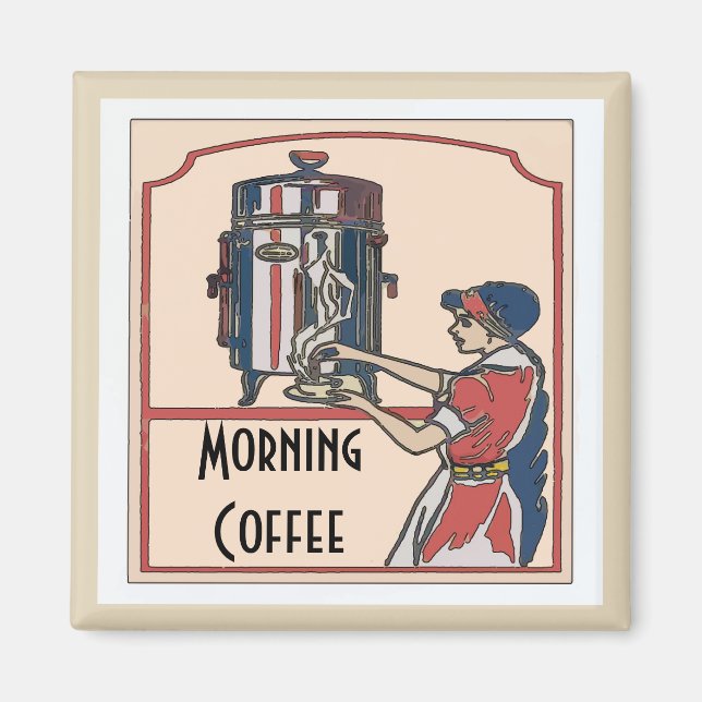 Imã Hora do Café, editar texto (Frente)