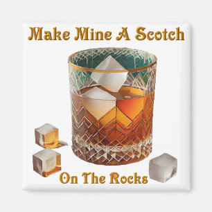 Imã Hora Do Cocktail Faz Do Mim Um Scotch Nas Rochas