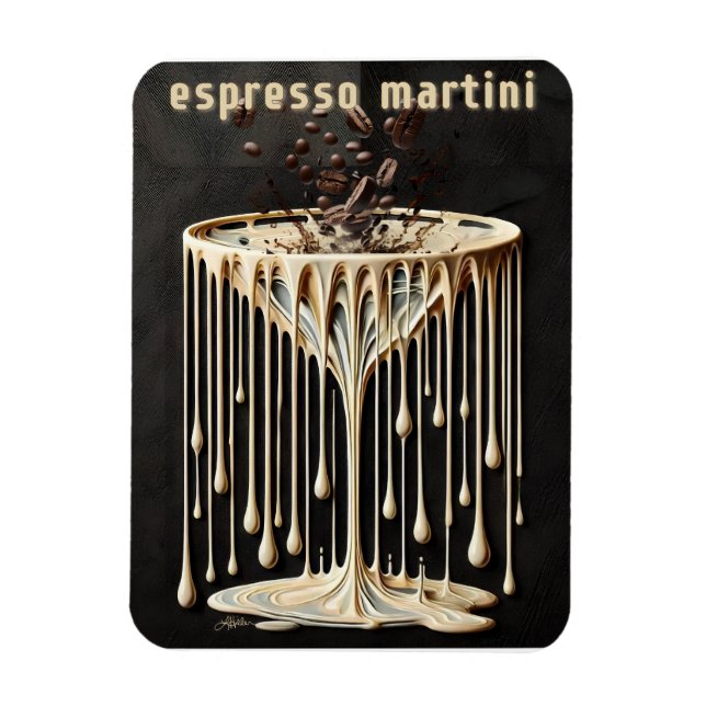 Ímã Hora do Coquetel Espresso Martini (Vertical)