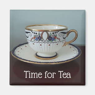 Imã Hora do Elegante para Teacup Tea