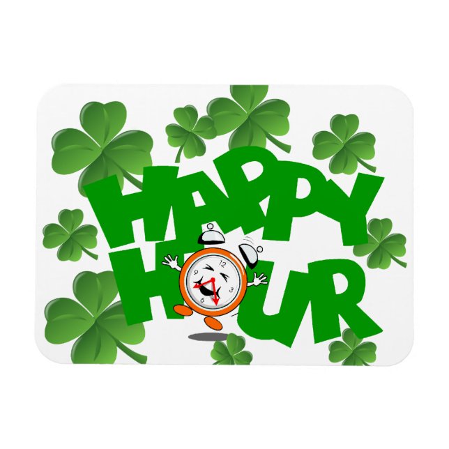 Ímã Hora feliz (Horizontal)