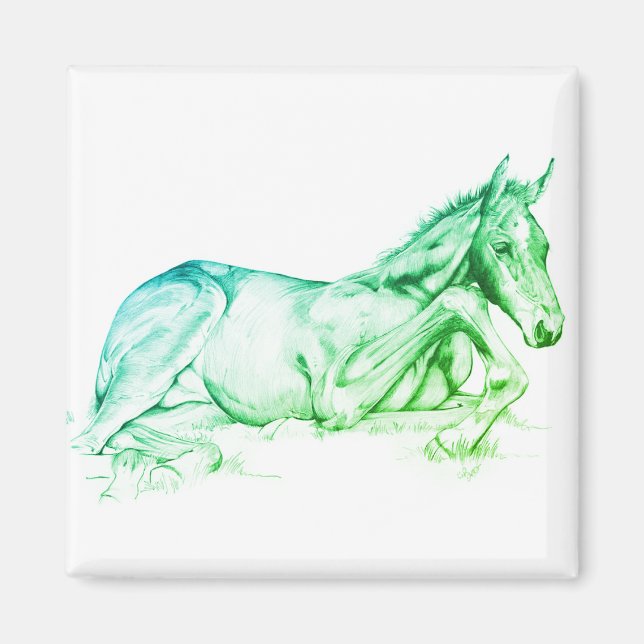 Imã Hora Silenciosa (verde) (Frente)