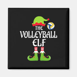 Imã Horário de Natal do Grupo Familiar de Elf de Volei