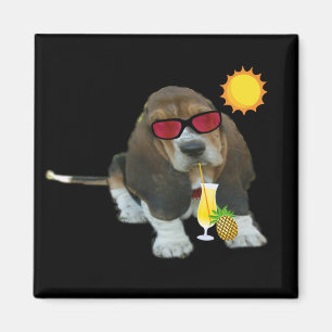 Imã Horário de Verão do Magnet Baby Basset Hound