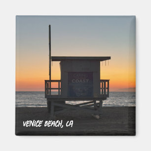 Imã Horário do ouro do Sunset - Venice Beach, CA