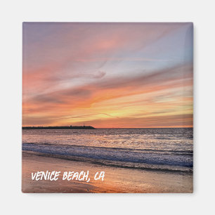 Imã Horário do ouro do Sunset - Venice Beach, CA