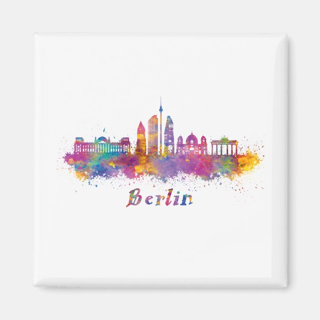 Imã horizonte berlin acuarela (Frente)