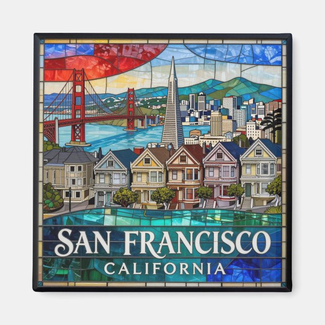Imã Horizonte Costeiro de São Francisco 🌉 (Frente)