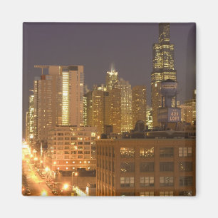 Imã Horizonte de Chicago, Illinois, do West Loop em
