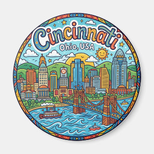 Imã Horizonte de Cincinnati, Ohio, EUA Ohio
