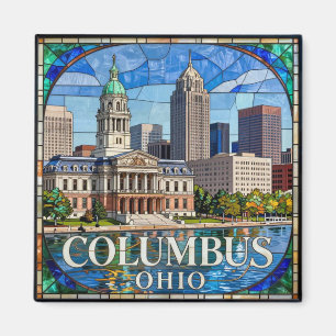 Imã Horizonte de Columbus Ohio 🏙️