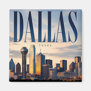 Imã Horizonte de Dallas Texas Viagem Cidade do Norte d