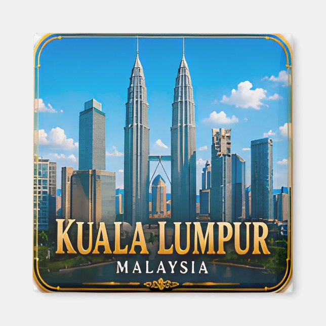Imã Horizonte de Kuala Lumpur Malásia e Multicultural  (Frente)