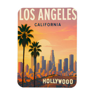 Ímã Horizonte de Los Angeles e Hollywood Hills