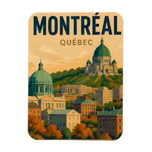 Ímã Horizonte de Montreal Canadá Cidade Histórica Viag