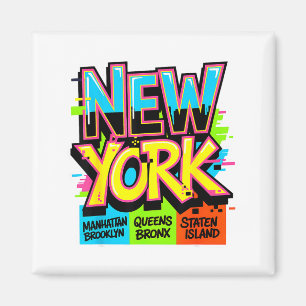 Imã Horizonte de Nova York Bronx Queens Manhattan esta