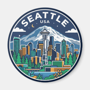 Imã Horizonte de Seattle Washington