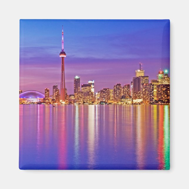 Imã Horizonte de Toronto ao Crepúsculo (Frente)