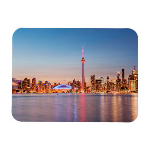 Ímã Horizonte de Toronto ao Pôr do Sol