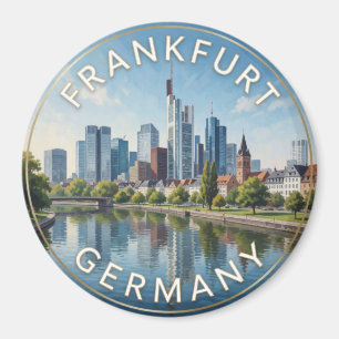 Imã Horizonte do Rio Principal de Frankfurt na Alemanh